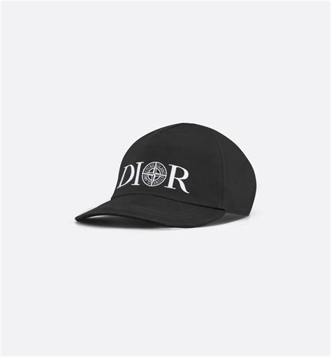 Cappellino Dior Oblique Tulle tecnico nero